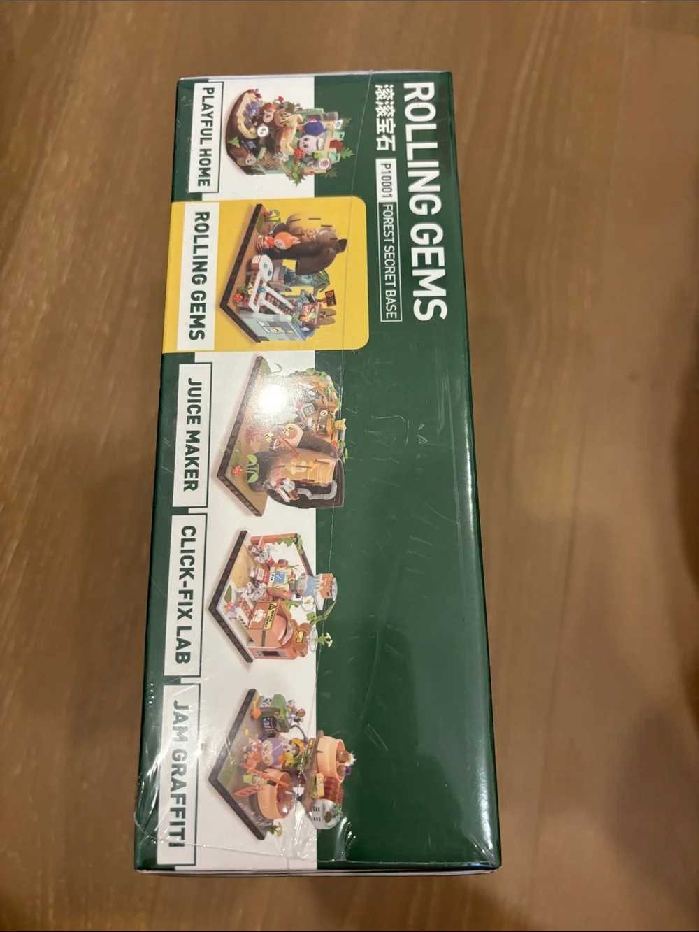 Rolling Gems Forest Secret Base Pop Blocks Building Set - Green